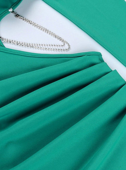 Ellen Diamond Chain Mini Dress - Fashion Pov