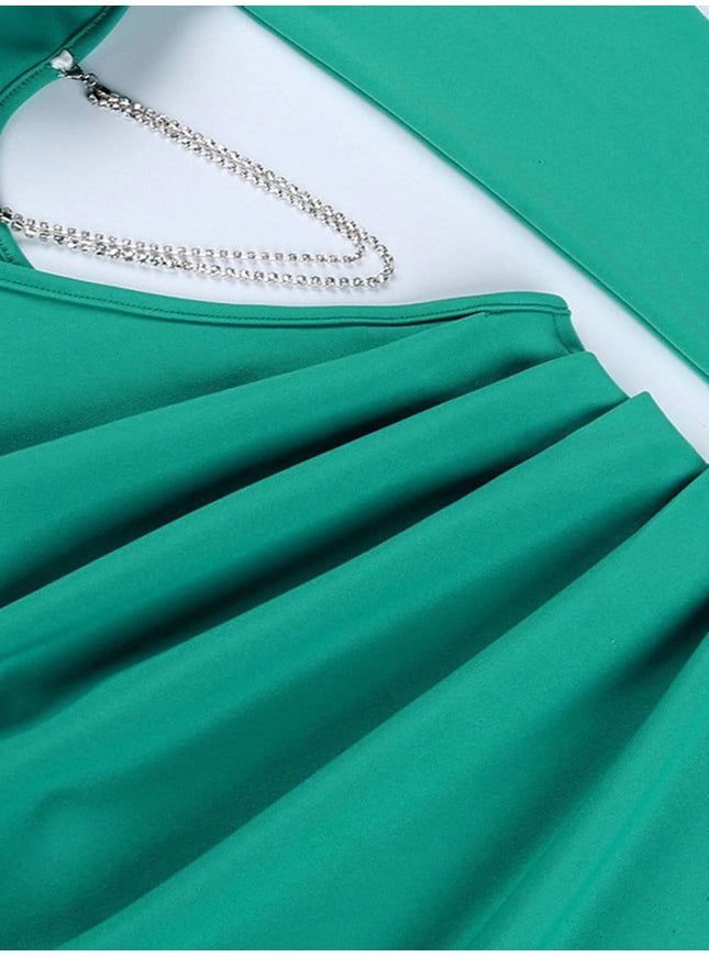 Ellen Diamond Chain Mini Dress - Fashion Pov