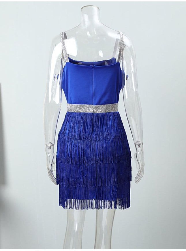 Ellis Off Shoulder Backless Mini Dress - Fashion Pov