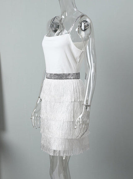 Ellis Off Shoulder Backless Mini Dress - Fashion Pov