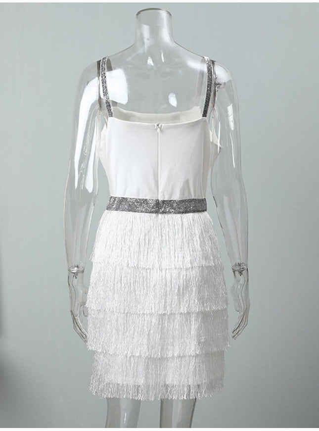 Ellis Off Shoulder Backless Mini Dress - Fashion Pov