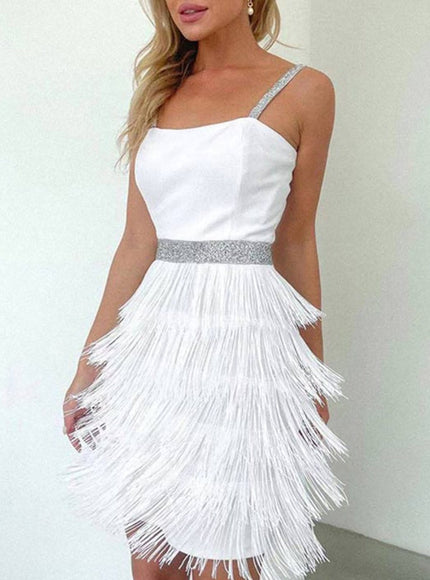Ellis Off Shoulder Backless Mini Dress - Fashion Pov
