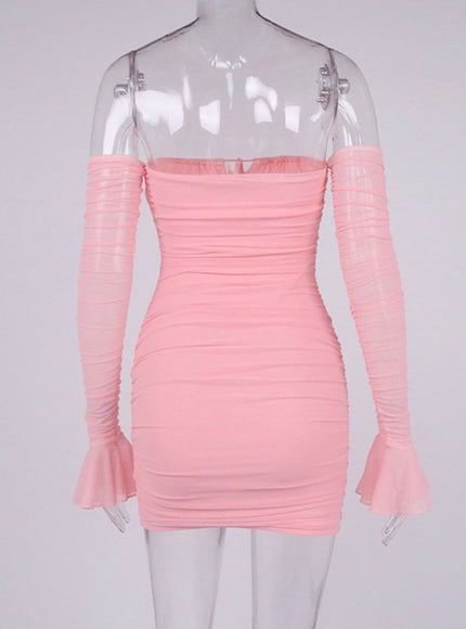 Elodie Off Shoulder Mini Dress - Fashion Pov