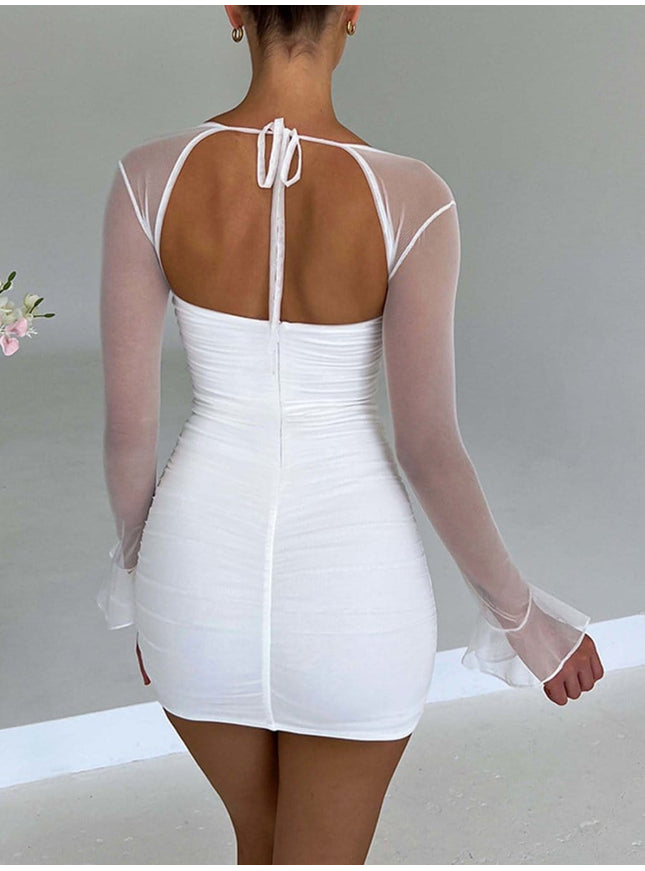 Eloise Backless Mini Dress - Fashion Pov