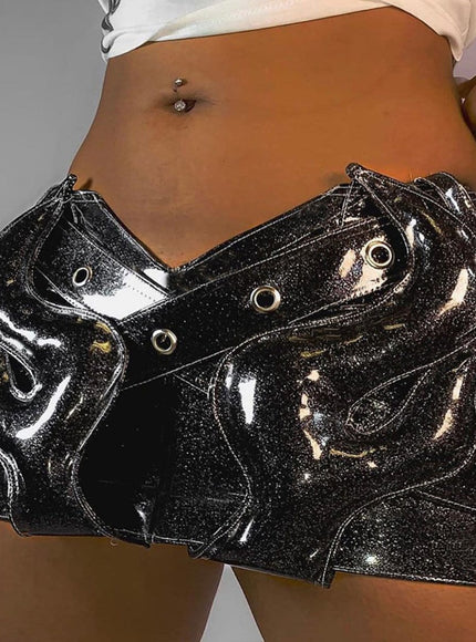 Emerson PU Leather Mini Skirt - Fashion Pov