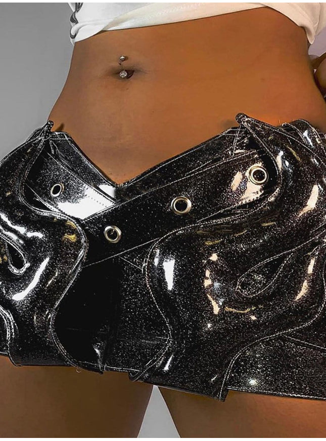 Emerson PU Leather Mini Skirt - Fashion Pov