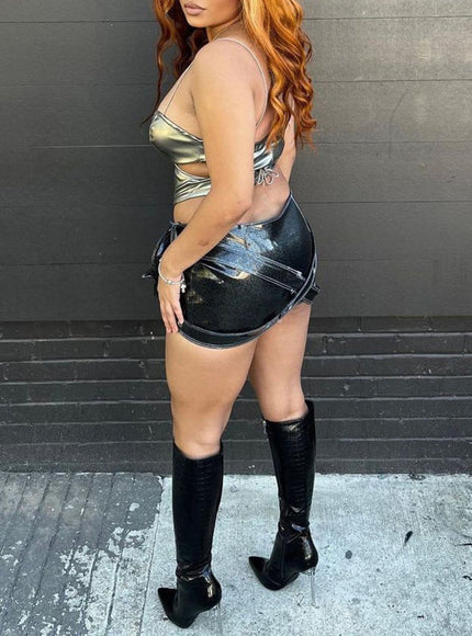 Emerson PU Leather Mini Skirt - Fashion Pov
