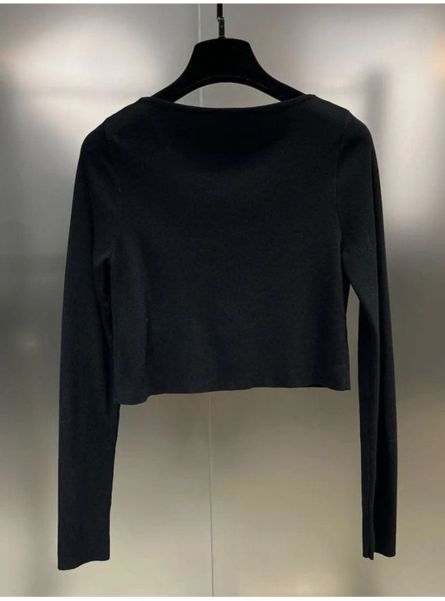 Esme Hollow Out Knit Sweater - Fashion Pov