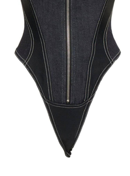 Eve Sleeveless Bodycon Playsuit - Fashion Pov