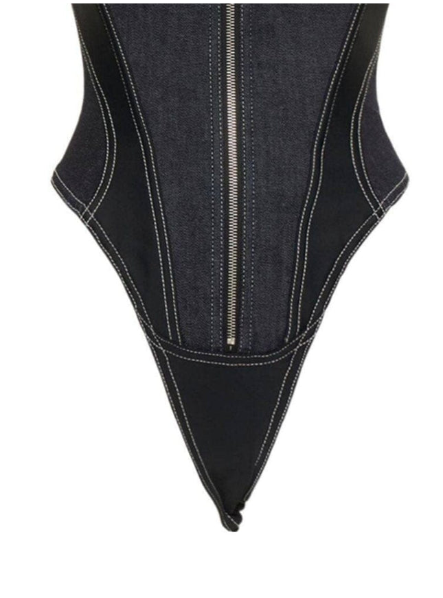 Eve Sleeveless Bodycon Playsuit - Fashion Pov