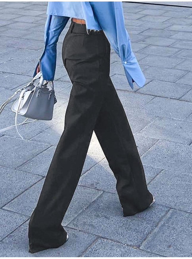 Fatima Mid Pant In Gray - Fashion Pov
