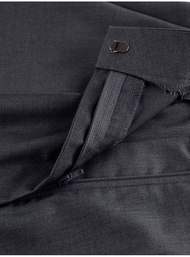 Fatima Mid Pant In Gray - Fashion Pov