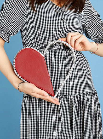 Finley Diamond Red Heart Bag - Fashion Pov