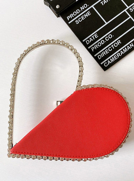 Finley Diamond Red Heart Bag - Fashion Pov
