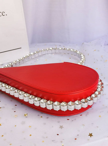 Finley Diamond Red Heart Bag - Fashion Pov