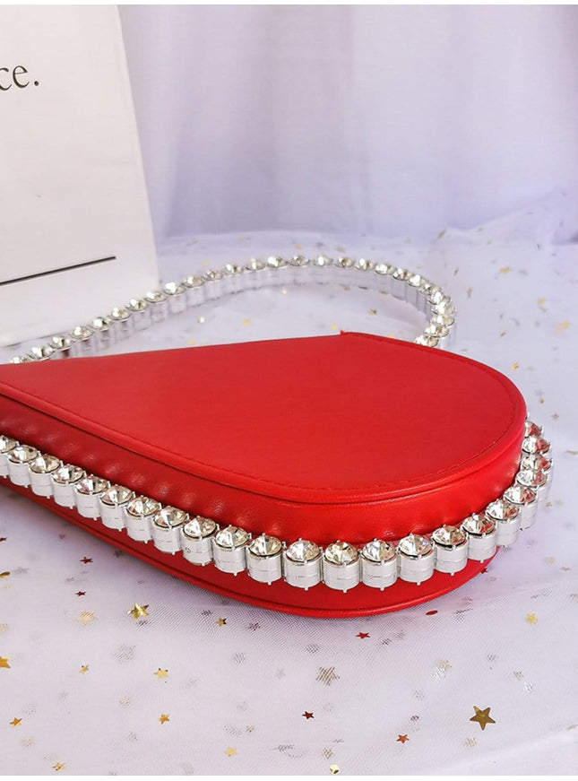 Finley Diamond Red Heart Bag - Fashion Pov