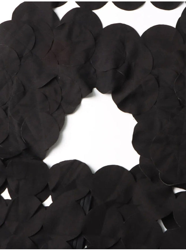 Flora Dot Hollow Out Midi Dress - Fashion Pov