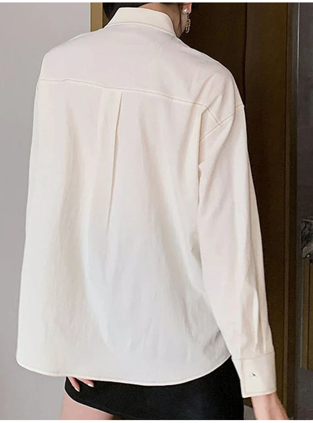 Flynn Single Breasted Blouse - Fashion Pov
