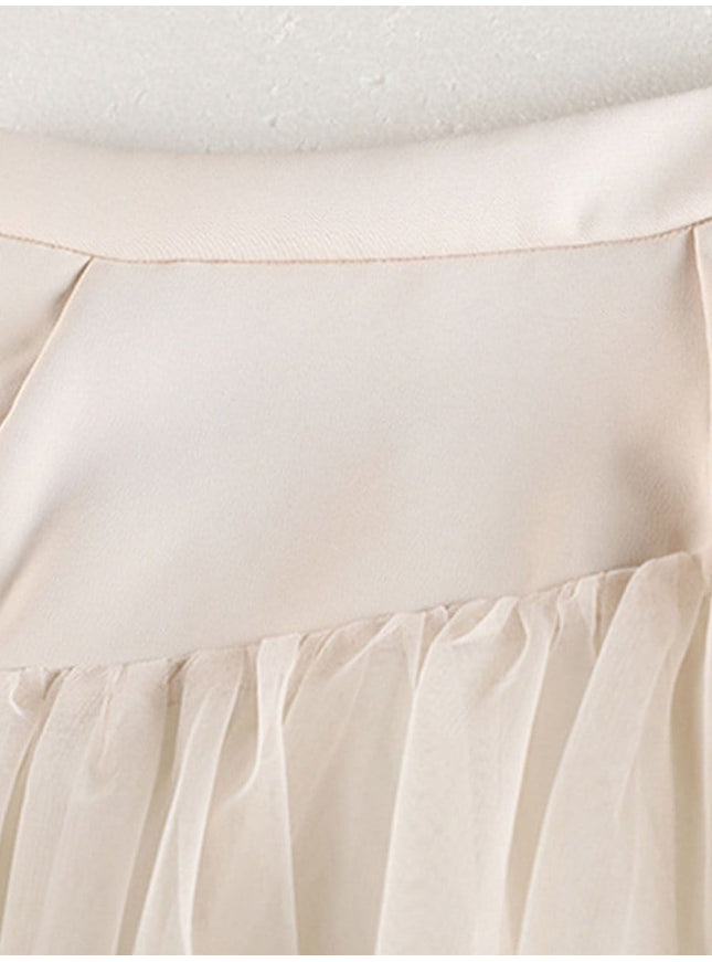 Gianna Tassel Mesh Midi Skirt - Fashion Pov