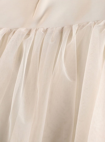 Gianna Tassel Mesh Midi Skirt - Fashion Pov