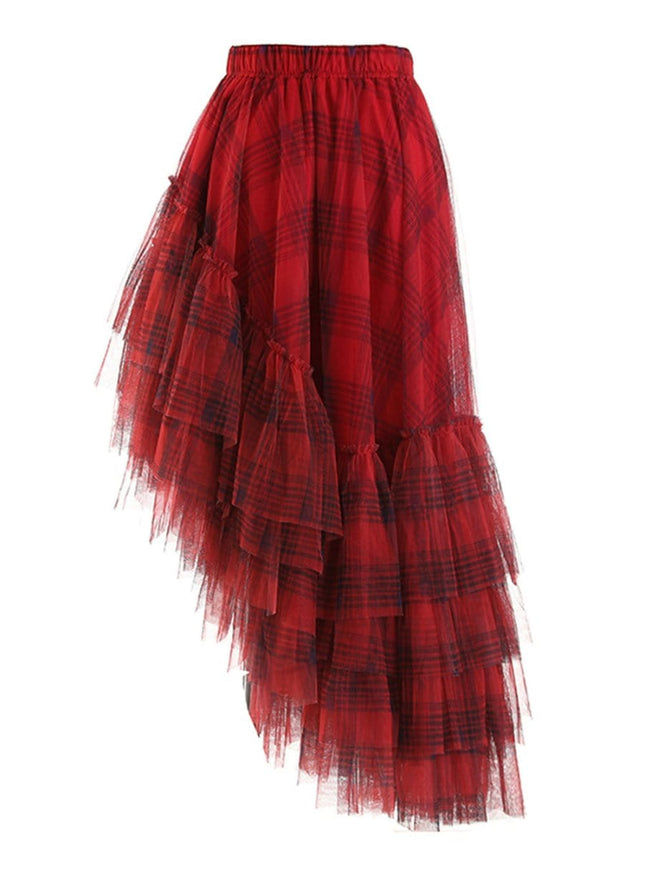 Grace Asymmetrical Hem Skirt - Fashion Pov