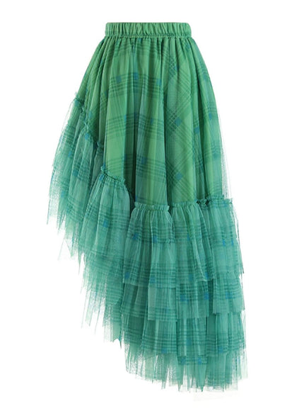 Grace Asymmetrical Hem Skirt - Fashion Pov