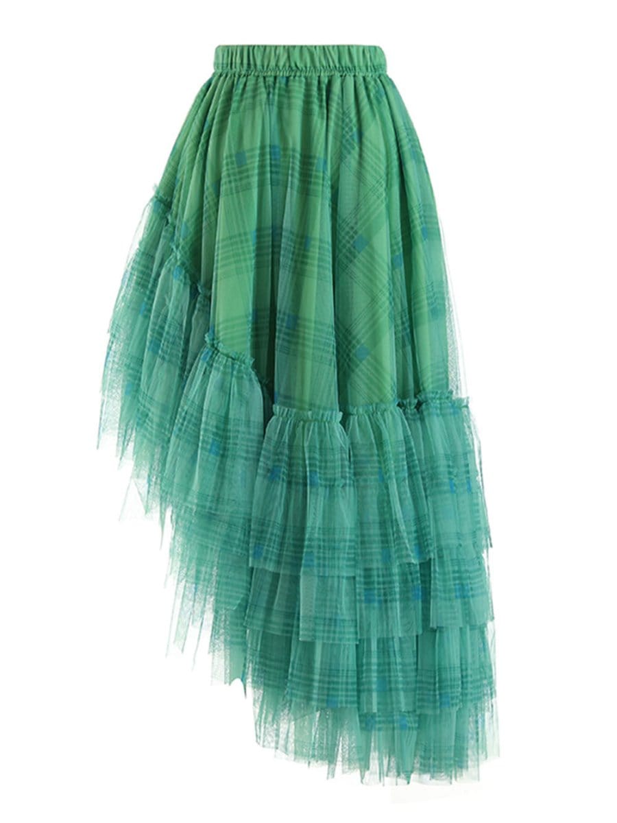 Grace Asymmetrical Hem Skirt - Fashion Pov