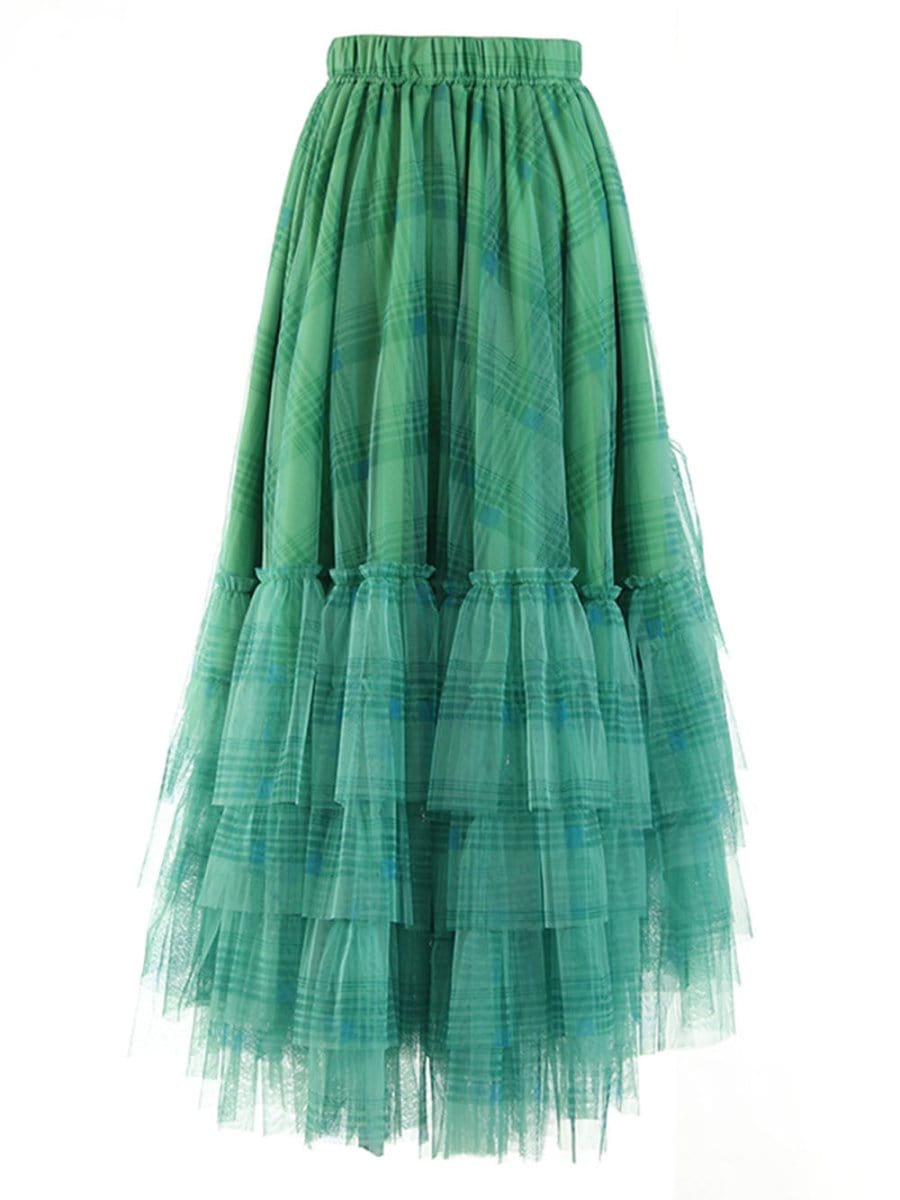 Grace Asymmetrical Hem Skirt - Fashion Pov