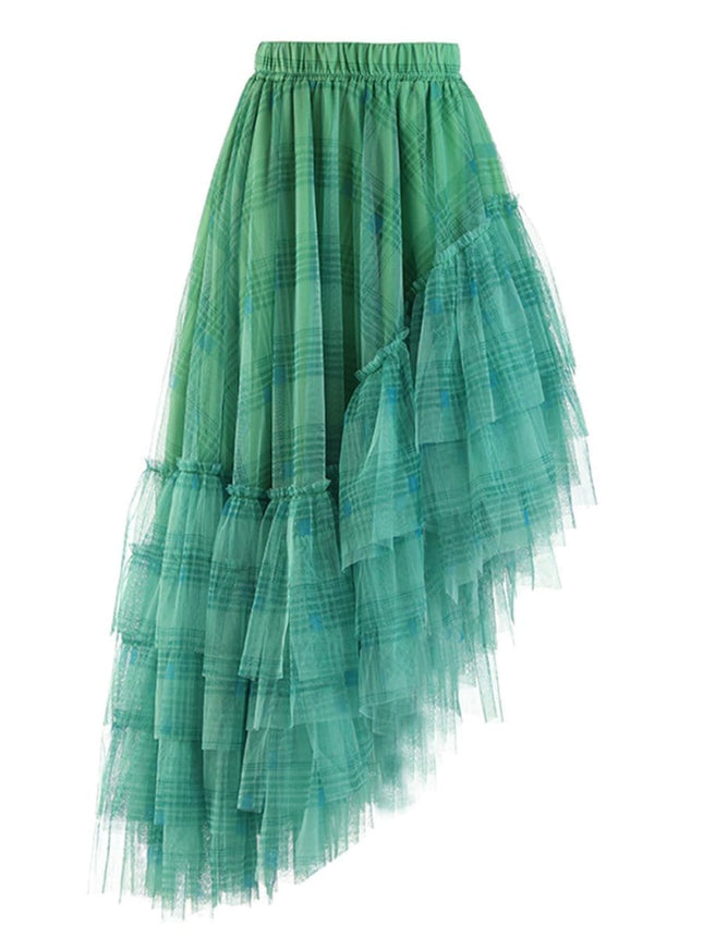 Grace Asymmetrical Hem Skirt - Fashion Pov