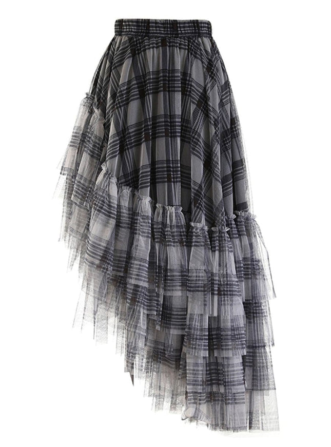 Grace Asymmetrical Hem Skirt - Fashion Pov