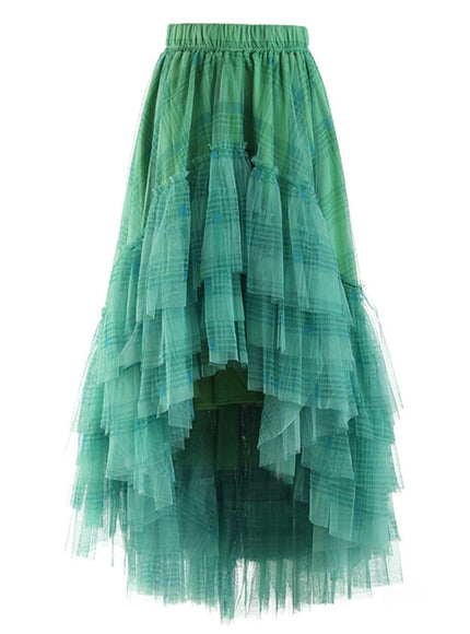 Grace Asymmetrical Hem Skirt - Fashion Pov