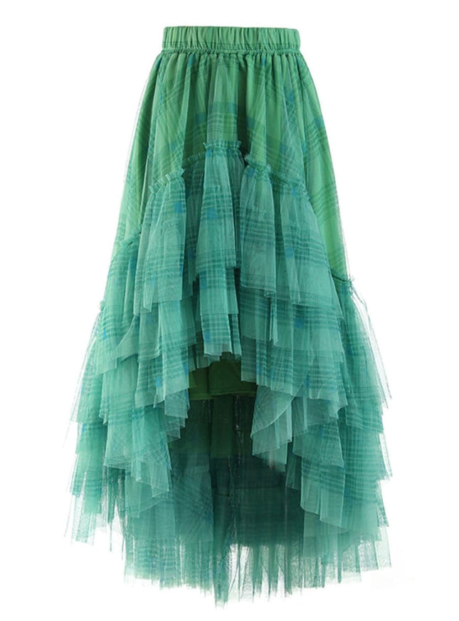 Grace Asymmetrical Hem Skirt - Fashion Pov