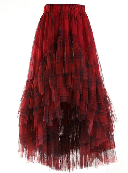 Grace Asymmetrical Hem Skirt - Fashion Pov
