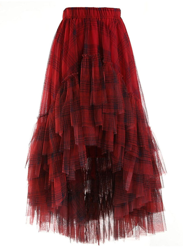 Grace Asymmetrical Hem Skirt - Fashion Pov