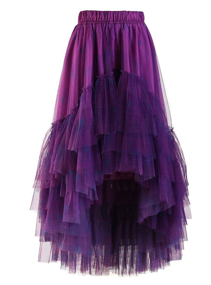 Grace Asymmetrical Hem Skirt - Fashion Pov