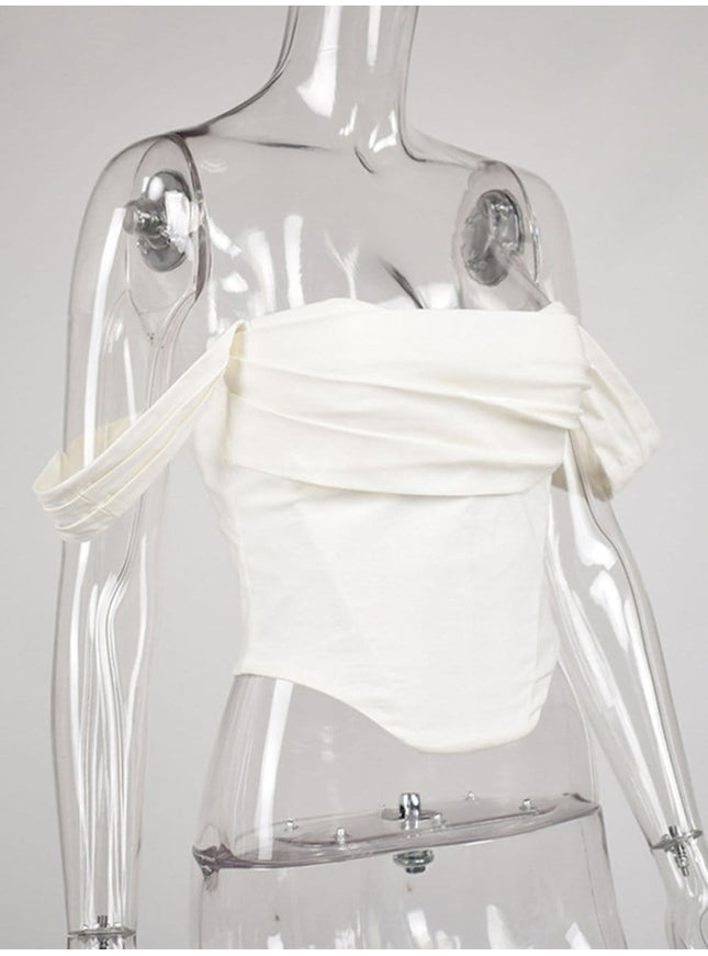 Hallie Double Layer Off Shoulder Top - Fashion Pov
