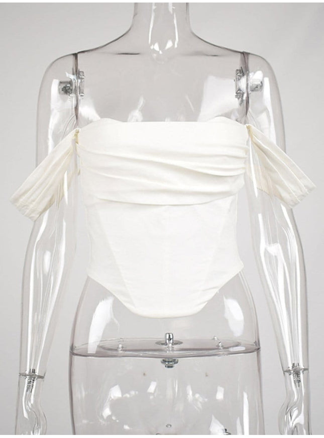 Hallie Double Layer Off Shoulder Top - Fashion Pov