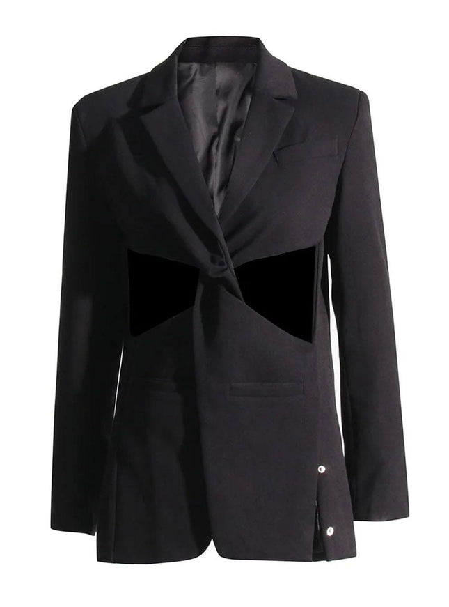 Hana Hollow Out Blazer - Fashion Pov