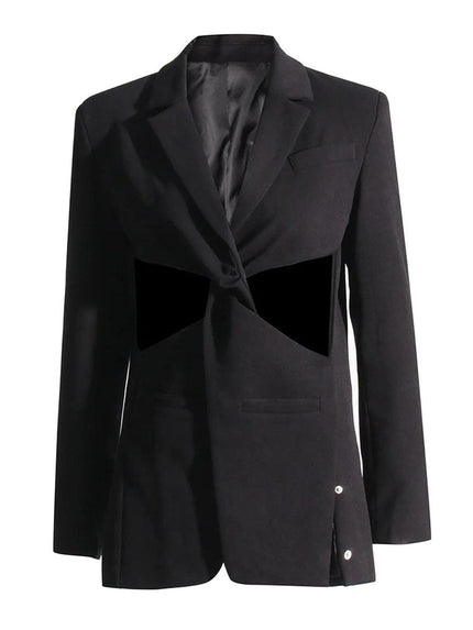 Hana Hollow Out Blazer - Fashion Pov