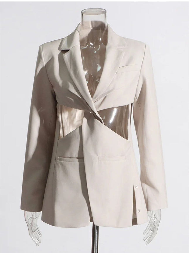 Hana Hollow Out Blazer - Fashion Pov