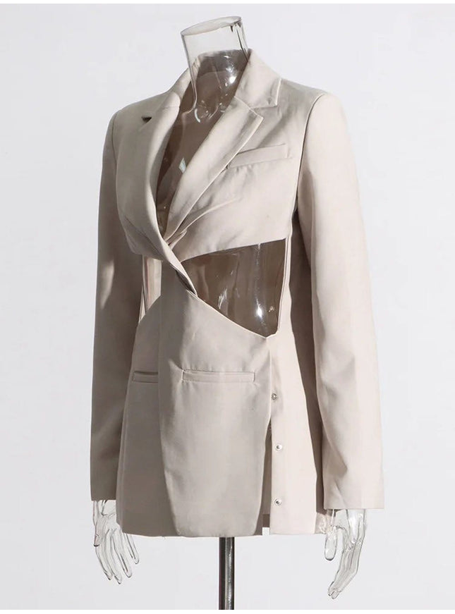 Hana Hollow Out Blazer - Fashion Pov