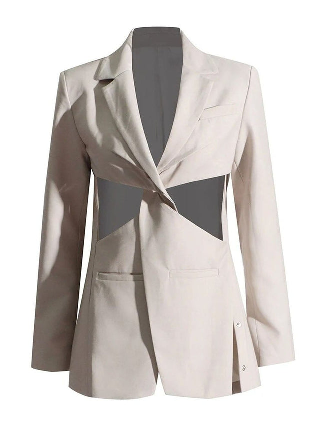 Hana Hollow Out Blazer - Fashion Pov