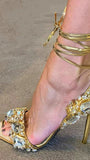 Harlow Ankle Rhinestone Toe Heel - Fashion Pov