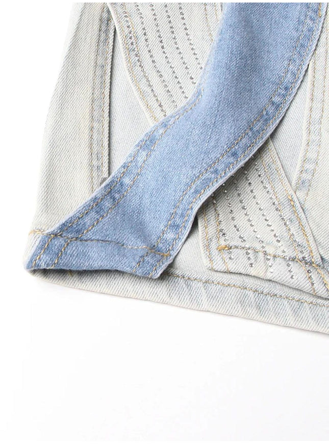 Haven Belt Hollow Out Denim Pant - Fashion Pov