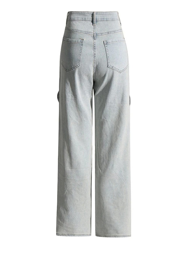 Haven Belt Hollow Out Denim Pant - Fashion Pov