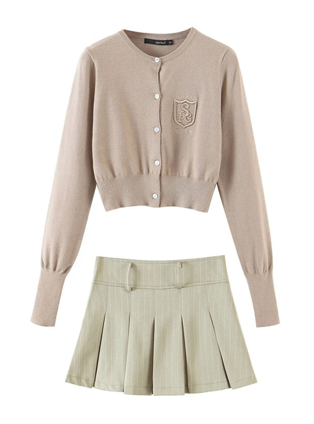 Hunter Pleated Mini Skirt - Fashion Pov
