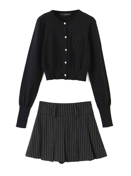 Hunter Pleated Mini Skirt - Fashion Pov