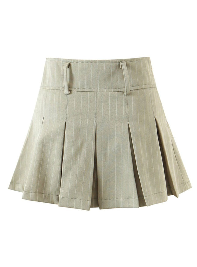 Hunter Pleated Mini Skirt - Fashion Pov