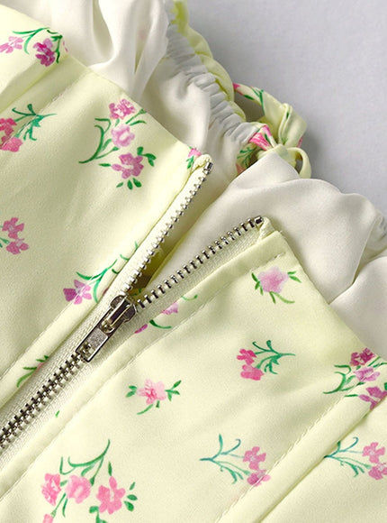 Irene Floral Backless Top - Fashion Pov