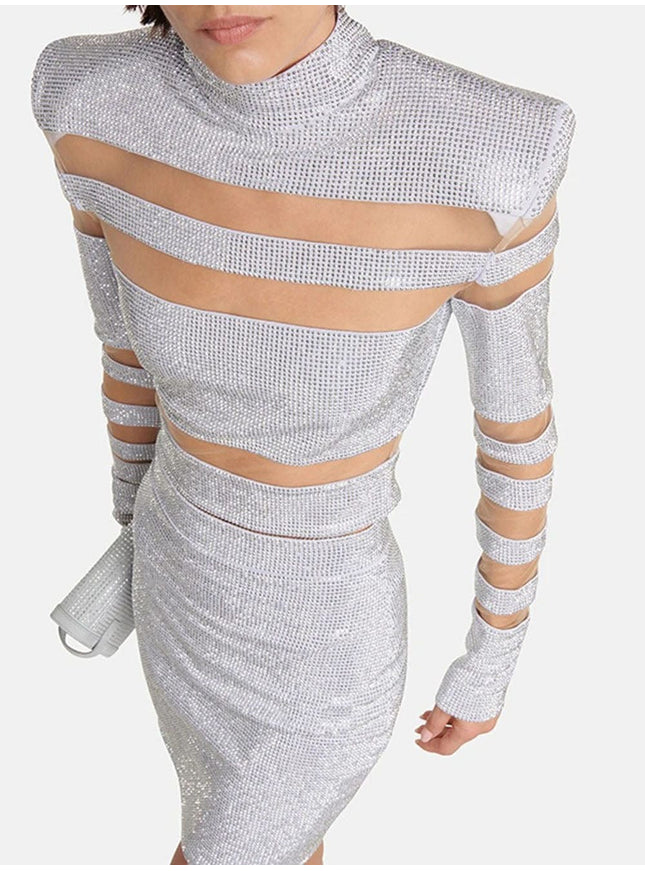 Jana Diamond Hollow Out T Shirt - Fashion Pov